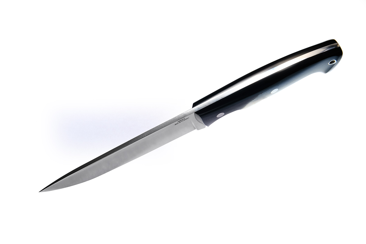 Нож Лесник ц.м., сталь N690, рукоять G-10