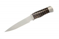 Нож Пермяк (сталь 70Х16МФС), кожа, Мелита -К