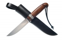 Нож "Лиман" (сталь N690), рукоять - коричневый граб, кориан