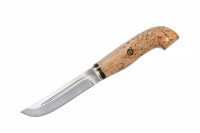 - Нож Рыбак (сталь Х12МФ), карельская берёза