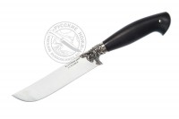 Нож "Узбек" (сталь Х12МФ), рукоять - граб, мельхиор, Крутов В.