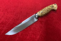Нож "Медведь", ц.м. (сталь Elmax), карельская береза, А. Чебурков