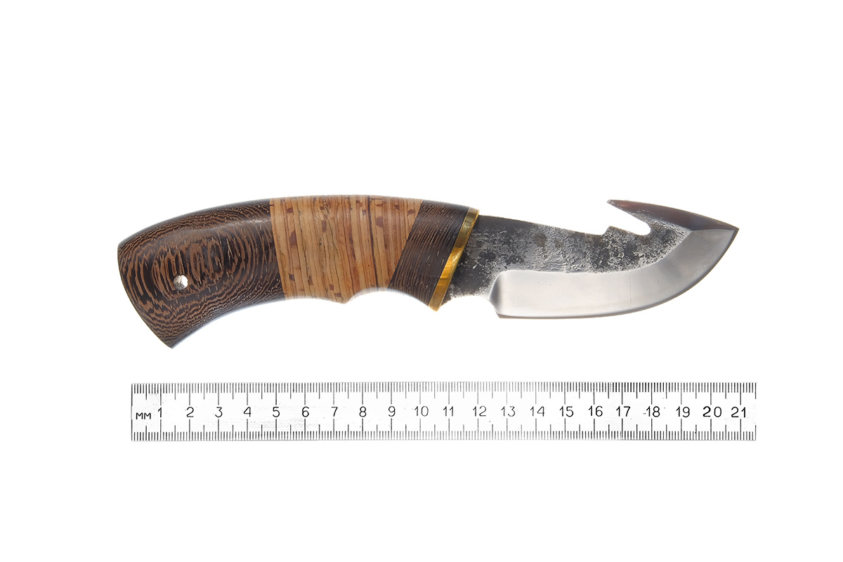 Нож "Носорог" (Сталь Х12МФ), береста
