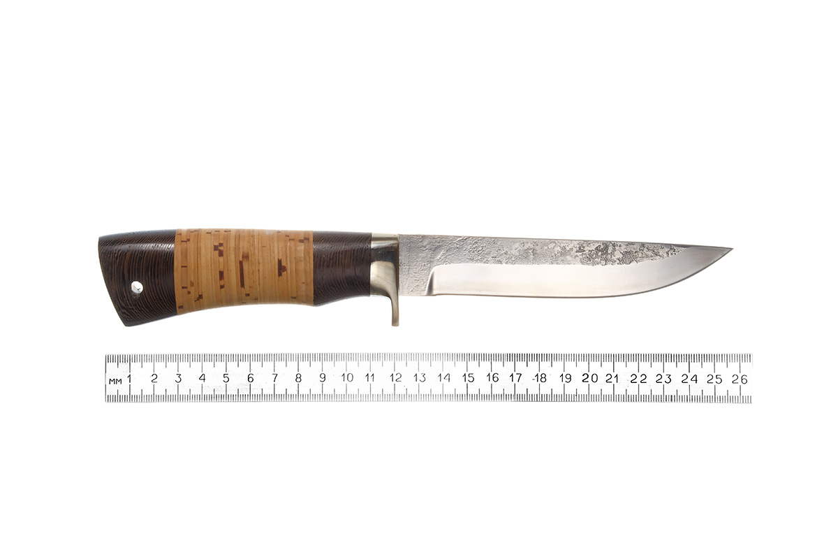 Нож Соболь (Сталь Х12МФ), береста