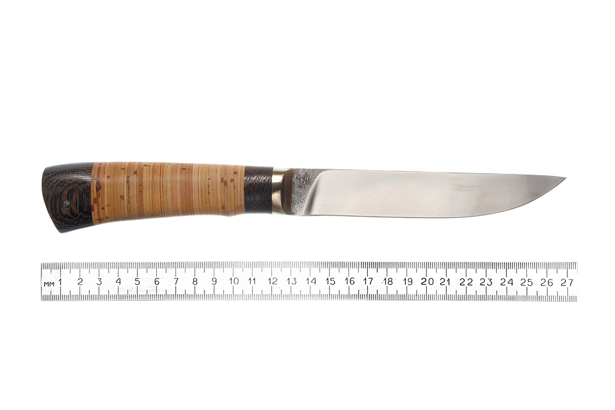 Нож Лань (Сталь Х12МФ), береста