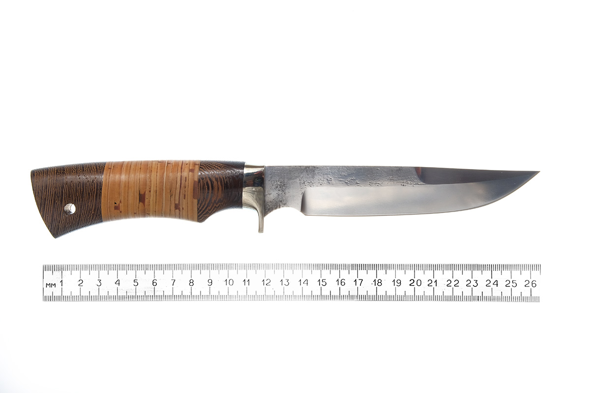 Нож Судак (Сталь Х12МФ), береста