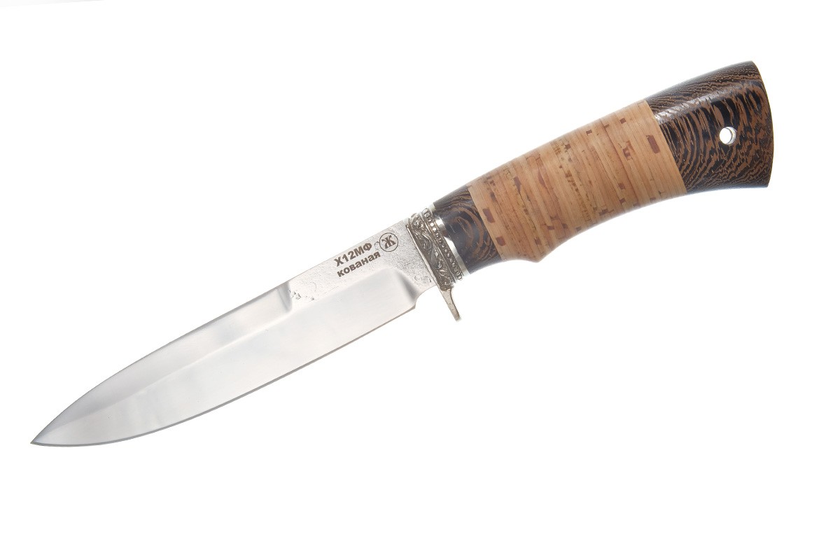 Нож Пехотный (Сталь Х12МФ), береста