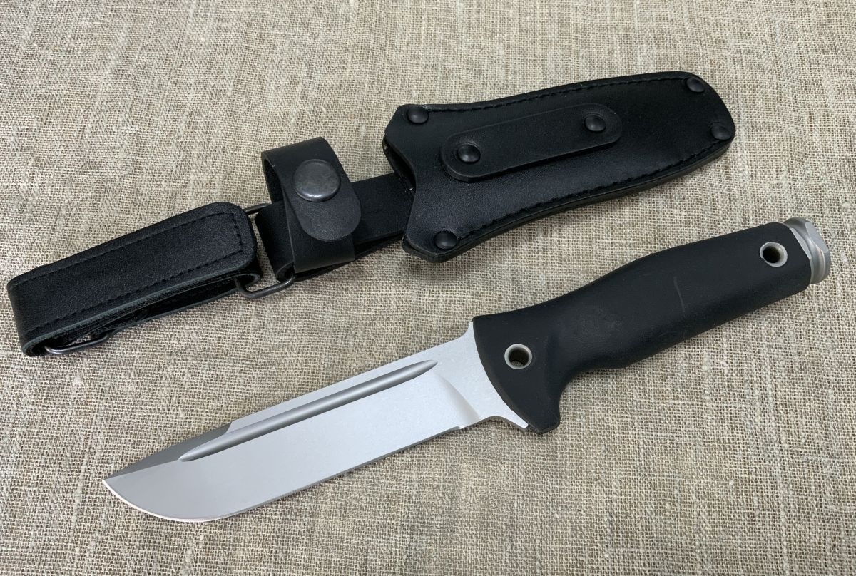 Нож Таир (сталь 70Х16МФС), чёрная рукоять