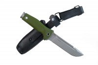 Нож Таир (сталь 70Х16МФС), зеленая рукоять