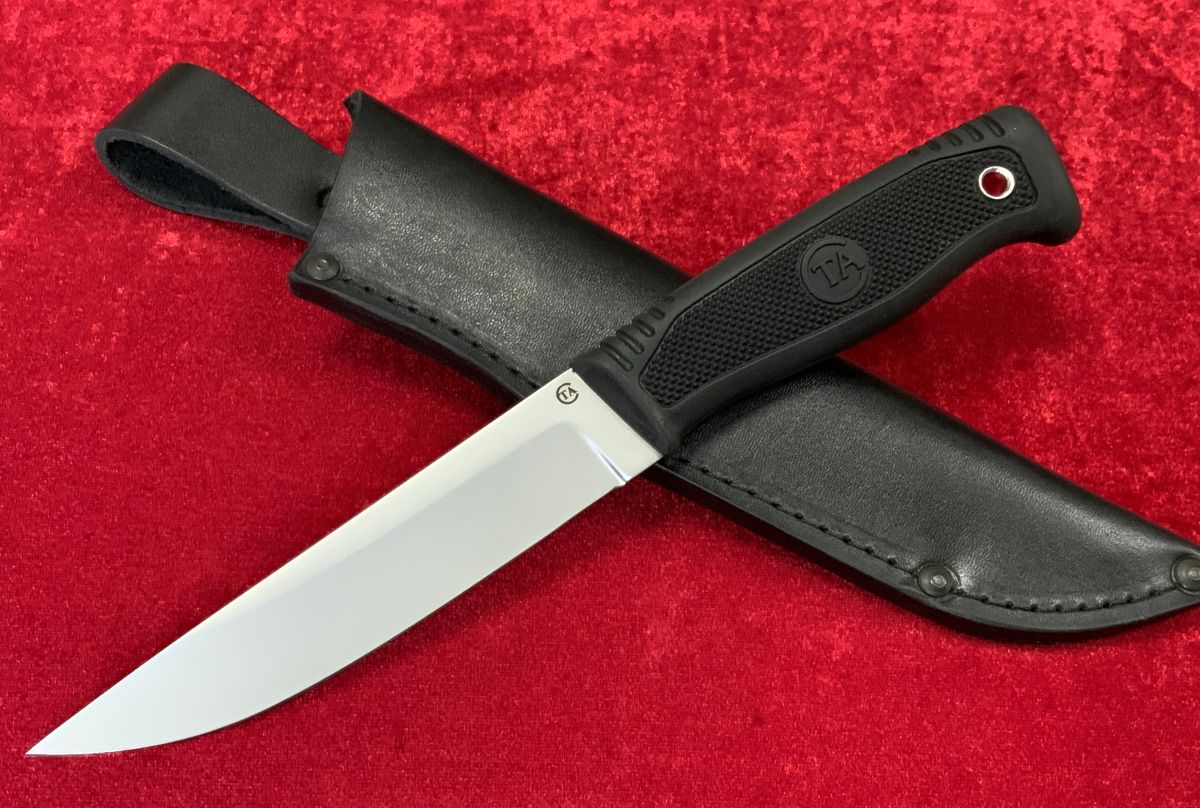 Нож "№ 6 (Гарпун-2)" (сталь 95Х18), резина