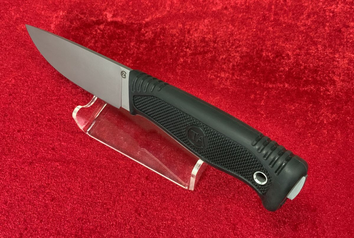 Нож "№ 9 (Пласт-2Т)", (сталь 95Х18), резина