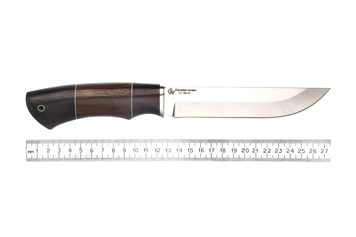 Нож Ласка (сталь 95Х18), граб, венге