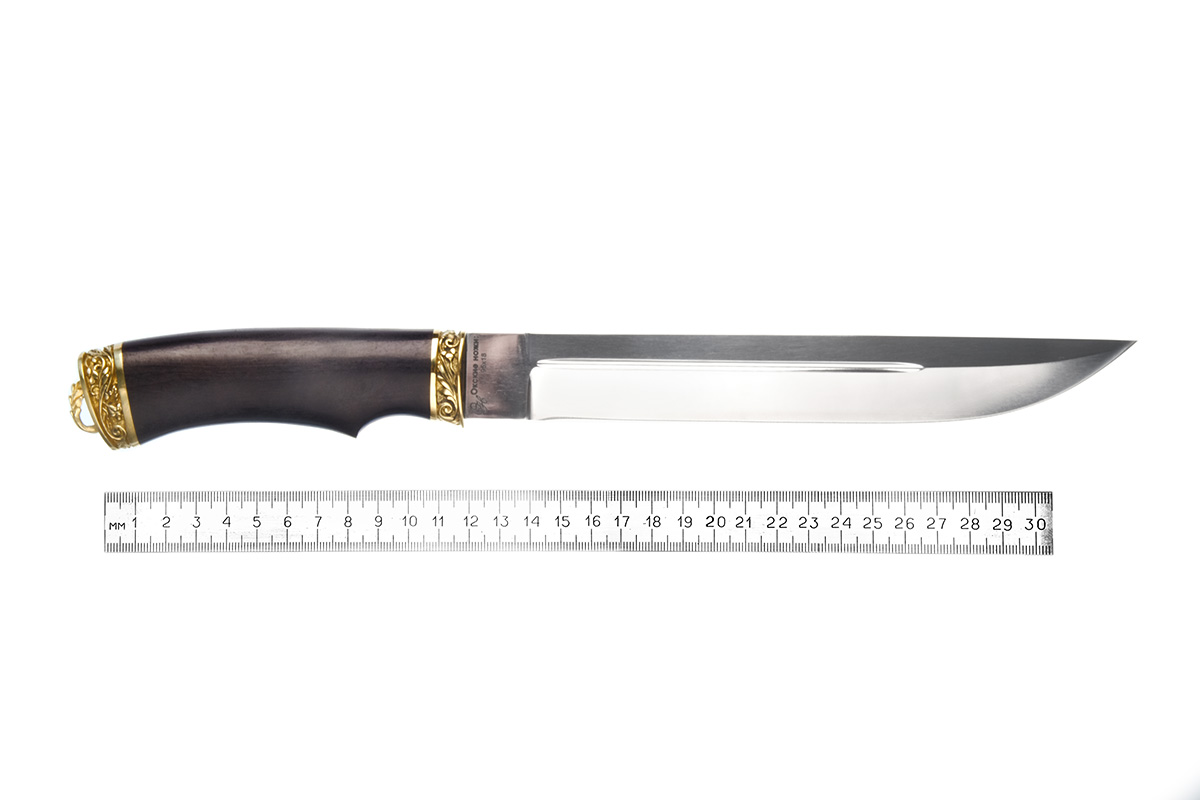 Нож Пластун (сталь 95Х18), граб