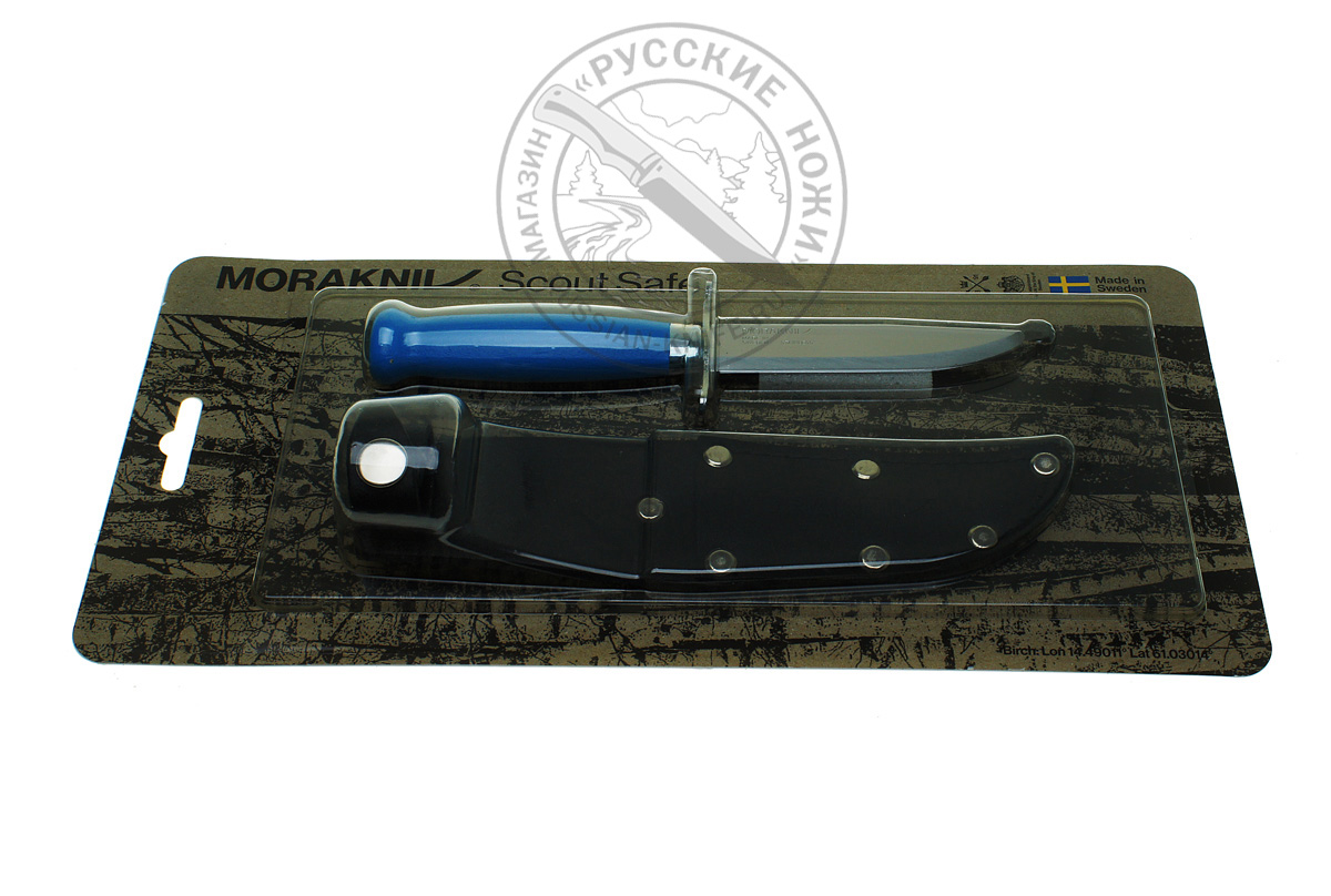 Нож Morakniv Classic Scout 39 Safe, #12021, синий