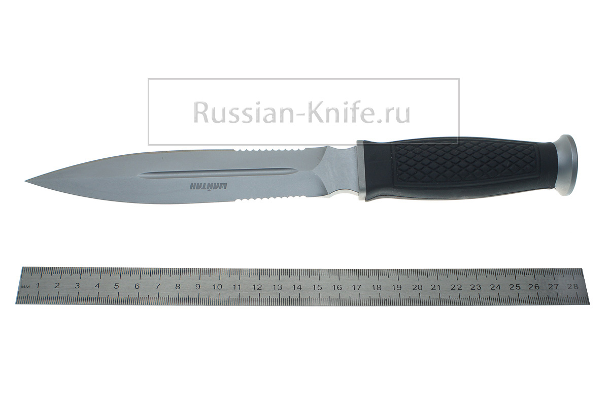 Нож Шайтан-1 (сталь 70Х16МФС), литая рукоять, Мелита К
