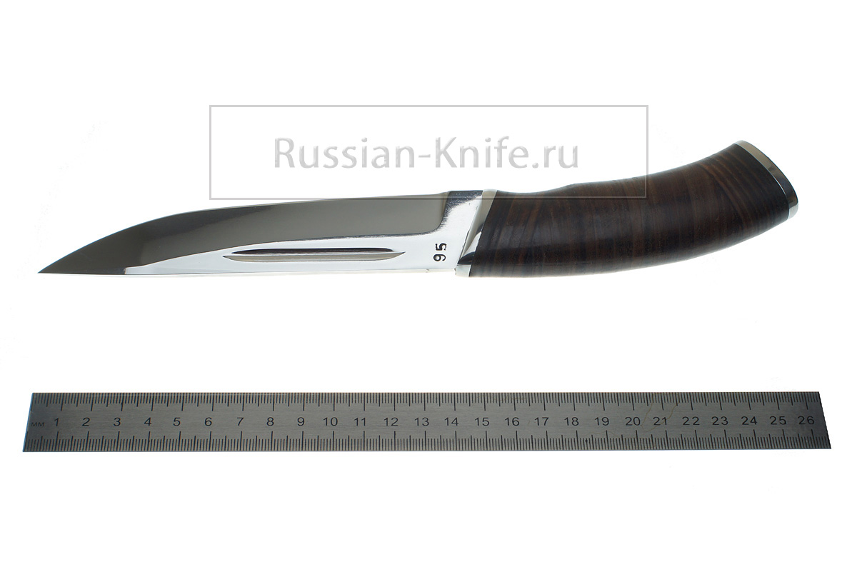 Нож Гарпун-2 (сталь 95Х18), кожа
