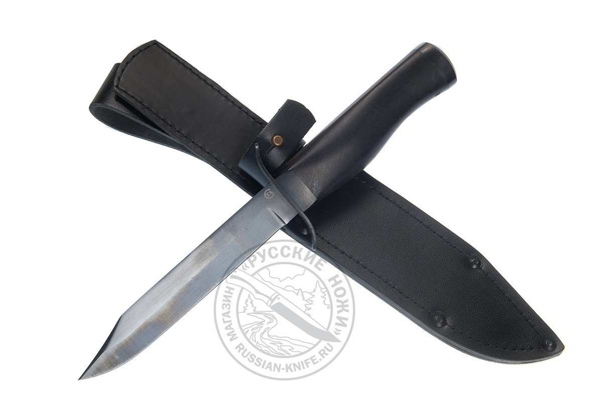 Нож Спецназ (НР-40), сталь 65Г, орех/граб