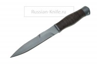 Нож Гюрза (сталь 70Х16МФС), кожа