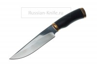 Нож "Медведь" (порошковая сталь Uddeholm ELMAX) А.Жбанов, граб, бронза