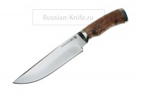 Нож Медведь (порошковая сталь Uddeholm ELMAX), карельская береза, А.Жбанов