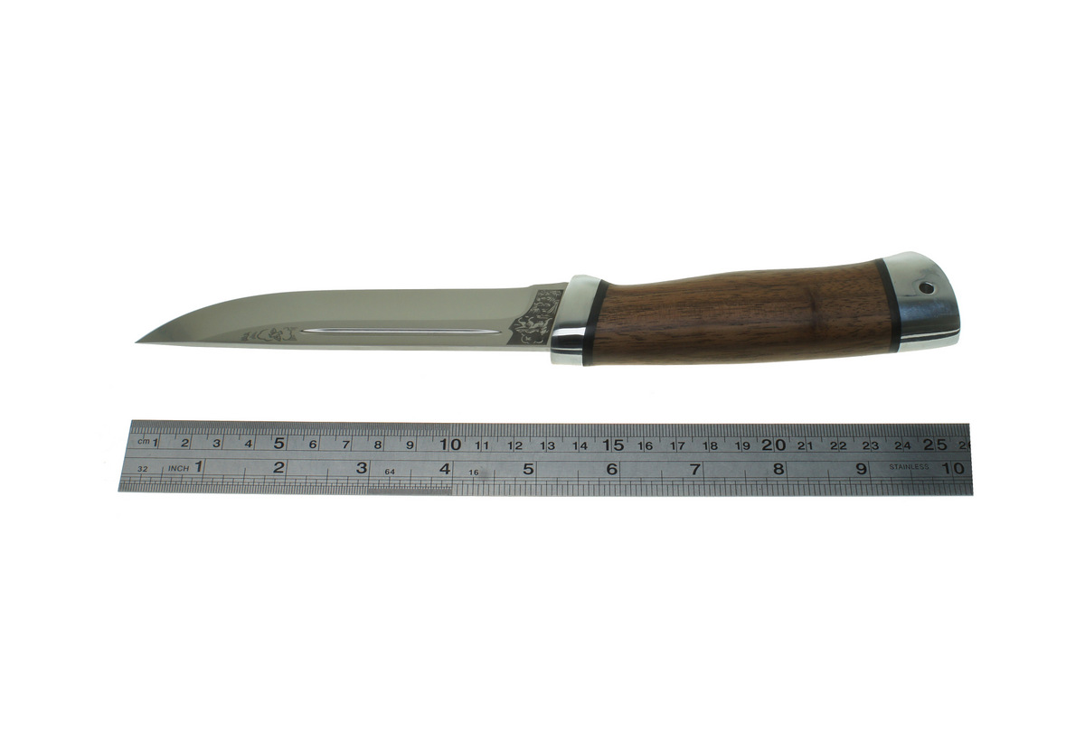 Нож Бекас (сталь 95Х18), орех, компания АИР