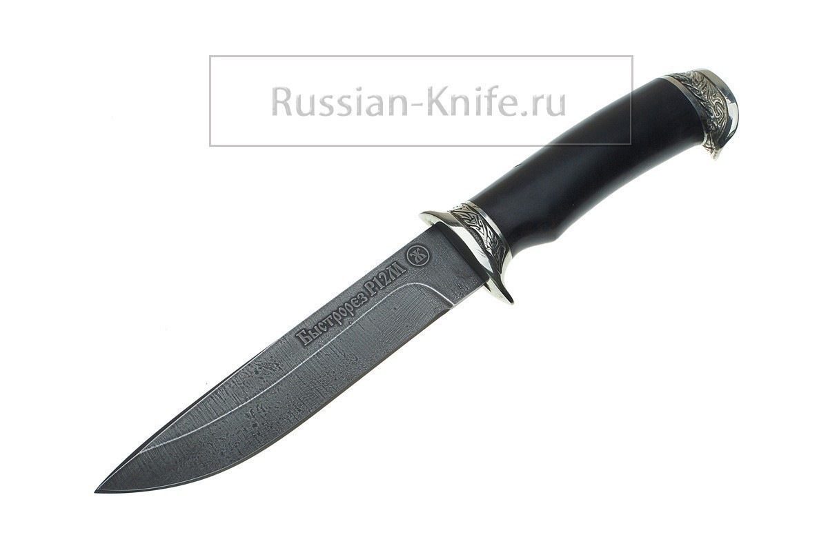 Фотография, картинка, Нож Соболь (сталь Р12М-быстрорез), граб, А.Жбанов