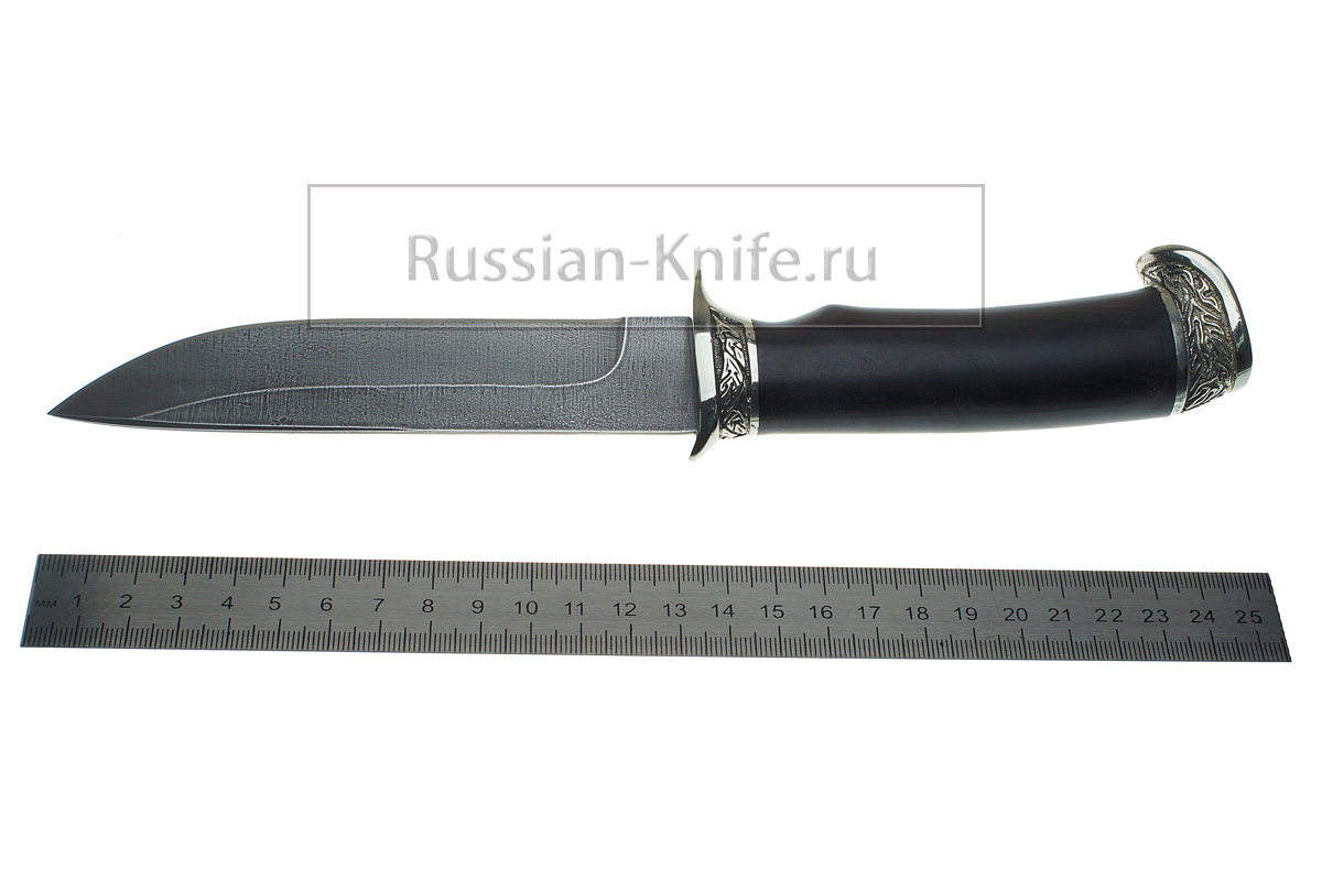 Нож Соболь (сталь Р12М-быстрорез), граб, А.Жбанов