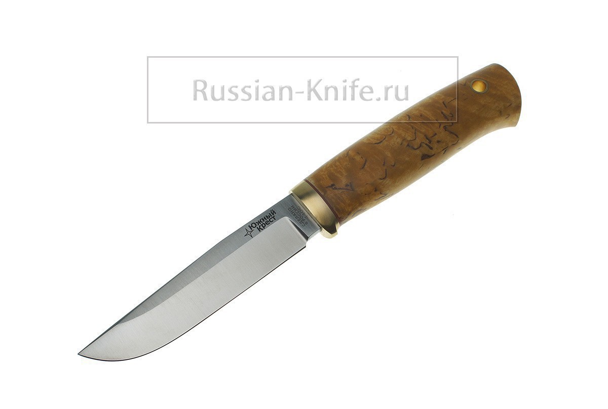 - Нож Кузьмич (сталь 440С) карельская берёза, 150.5203