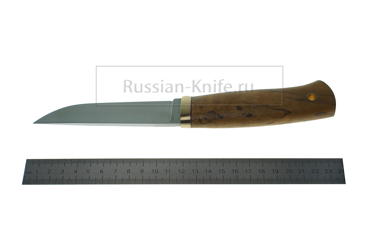 - Нож Удобный (сталь 440С), карельская берёза, 165.5203