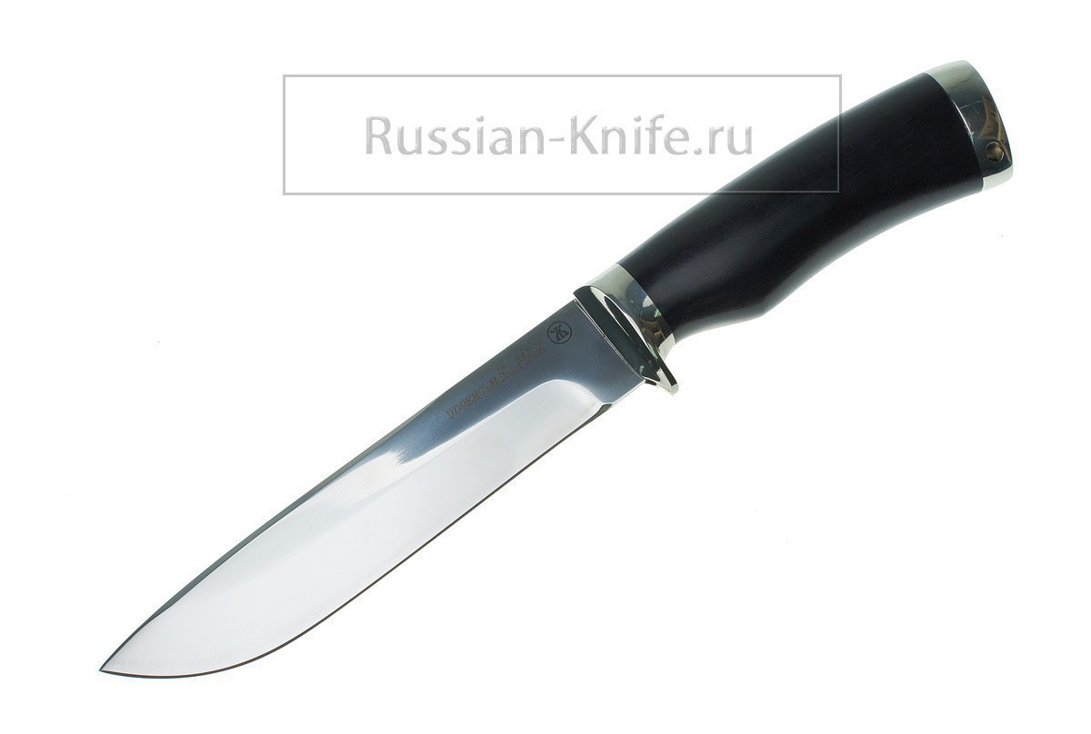 Нож Клык (порошковая сталь Uddeholm ELMAX), граб