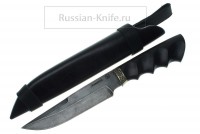 Нож Медведь (сталь ХВ-5)-деревянные ножны, А.Жбанов