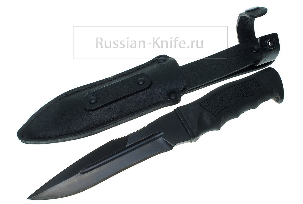 - Нож Антитеррор (сталь 70Х16МФС) чёрный