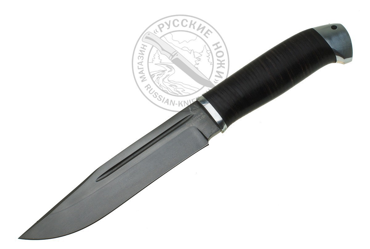 - Нож "Фин-2" (сталь Х12МФ), кожа