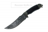 Нож "Восток", (сталь ХВ5), рукоять -граб, голова волка