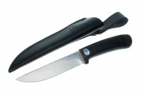 Нож "Лиса" (сталь 95х18), рукоять кожа, компания АИР