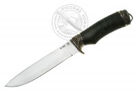 Нож "Клык" (сталь М390) А. Жбанов, рукоять - стаб. карельская береза