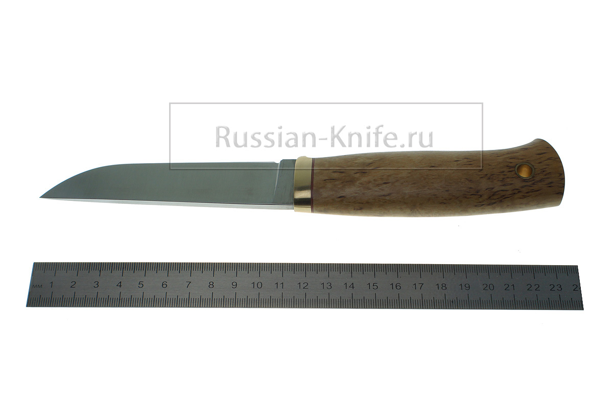 - Нож Сапсан (сталь 440с) карельская береза, 178.5203
