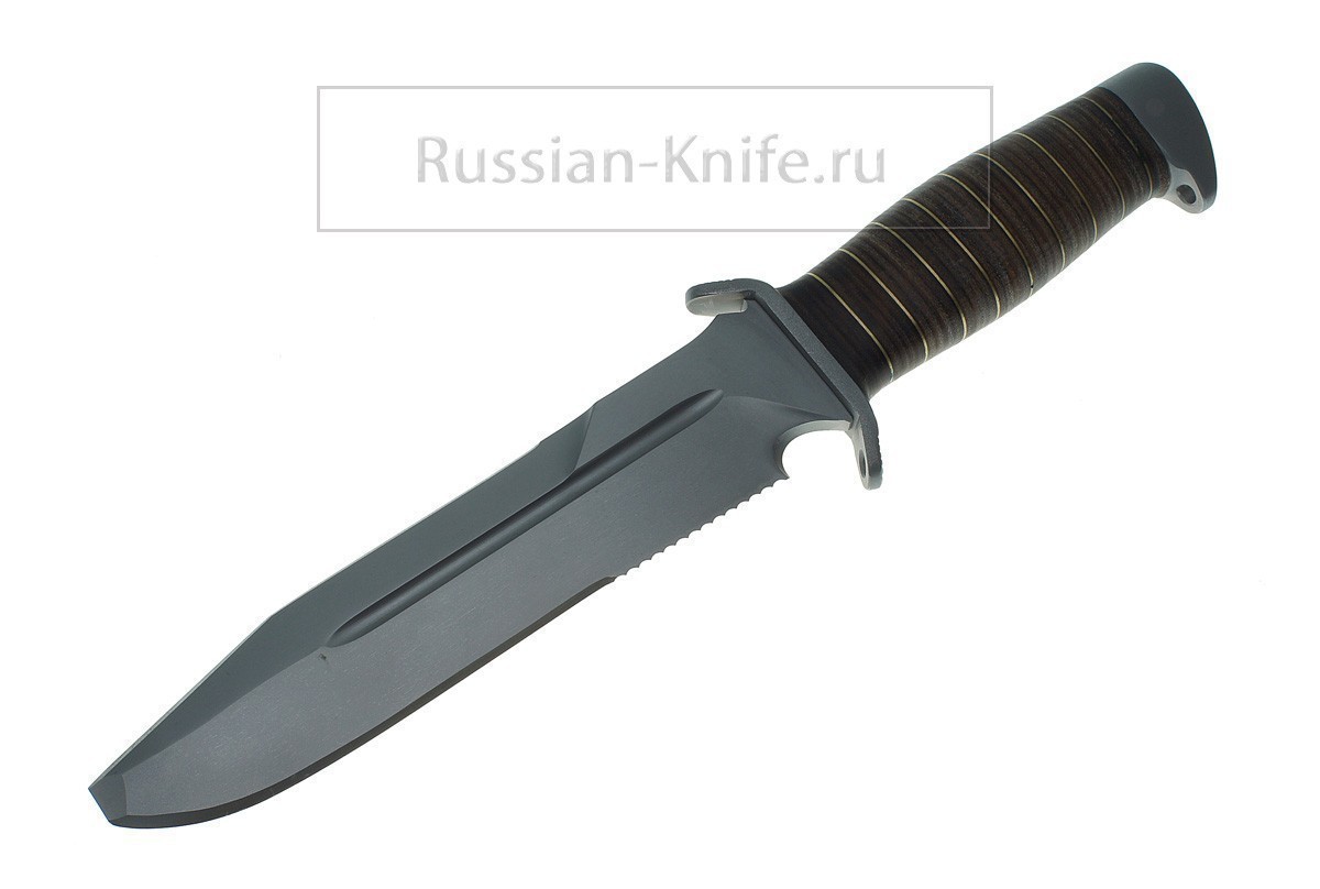 Фотография, картинка, Нож Катран-2 (сталь 70Х16МФС), кожа, Мелита-К
