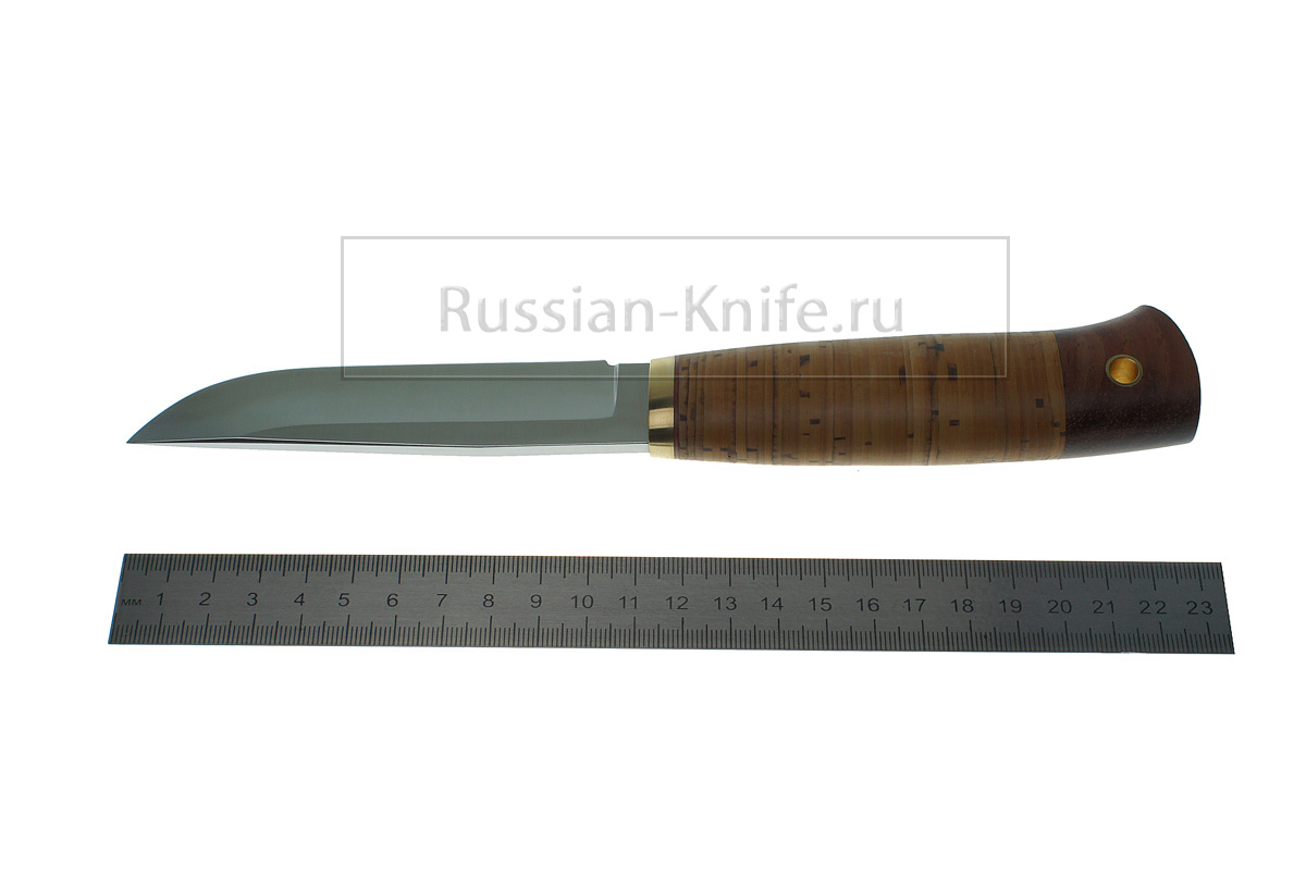 - Нож Кузьмич (сталь 440С), береста,150.5202