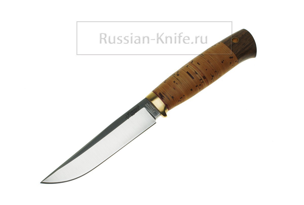 Фотография, картинка, - Нож Кузьмич (сталь 440С), береста,150.5202
