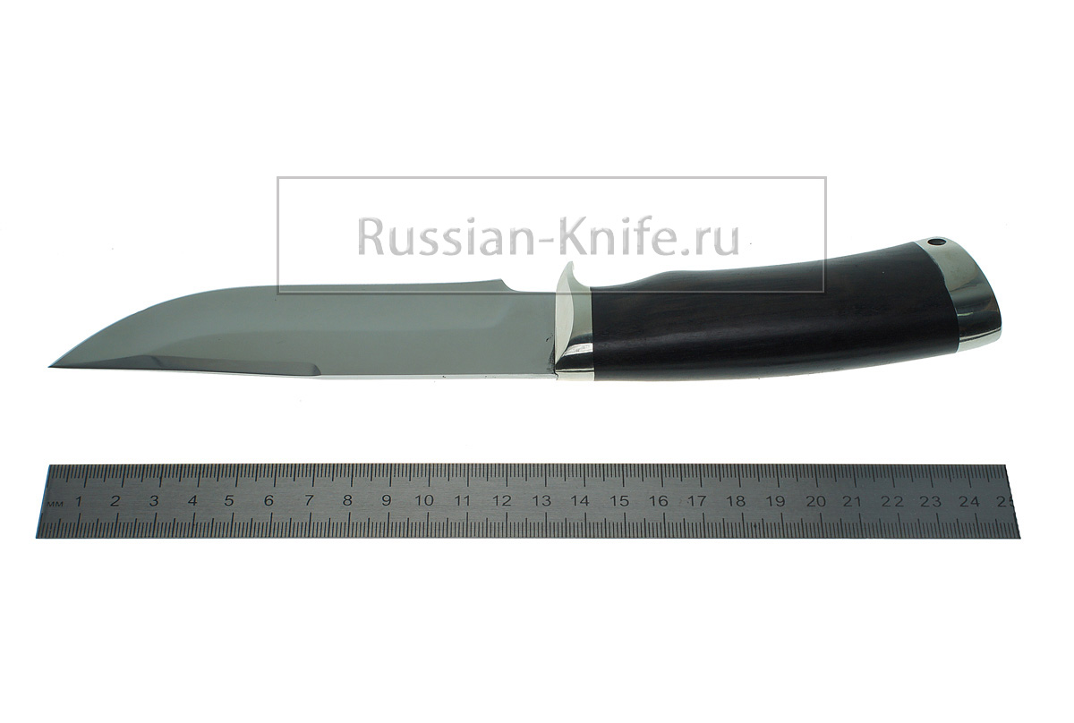 Нож Сокол (порошковая сталь Uddeholm ELMAX), граб