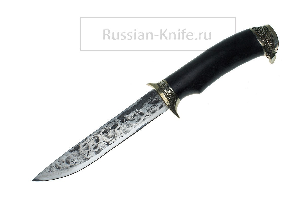 Нож Соболь (сталь 9ХС), мастер Жбанов
