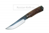 Нож Егерь (сталь М390), карельская береза, А.Жбанов