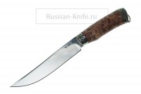 Нож Осётр (сталь М390), карельская береза, А.Жбанов