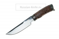 Нож Золотоискатель (сталь М390), карельская береза, А.Жбанов