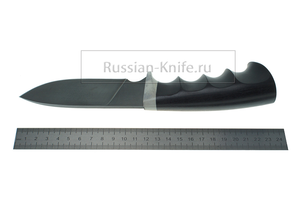 Нож Бобр (сталь vanadis10), граб+рог,  А. Жбанов