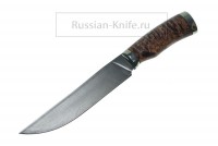 Нож Осётр (сталь ХВ5), А.Жбанов, стаб. дерево