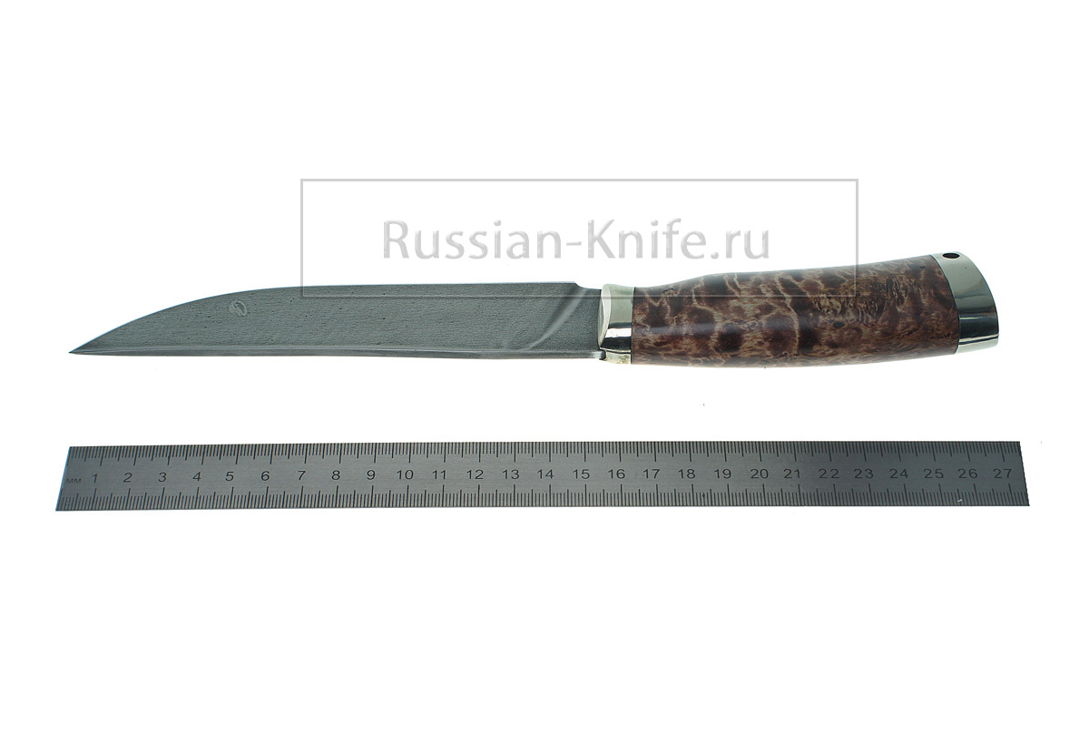 - Нож Осётр (сталь ХВ5), А.Жбанов, стаб. дерево