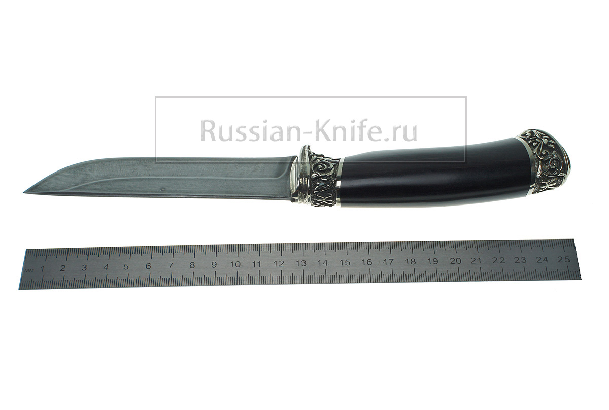 Нож Глухарь (сталь ХВ5), А.Жбанов, граб