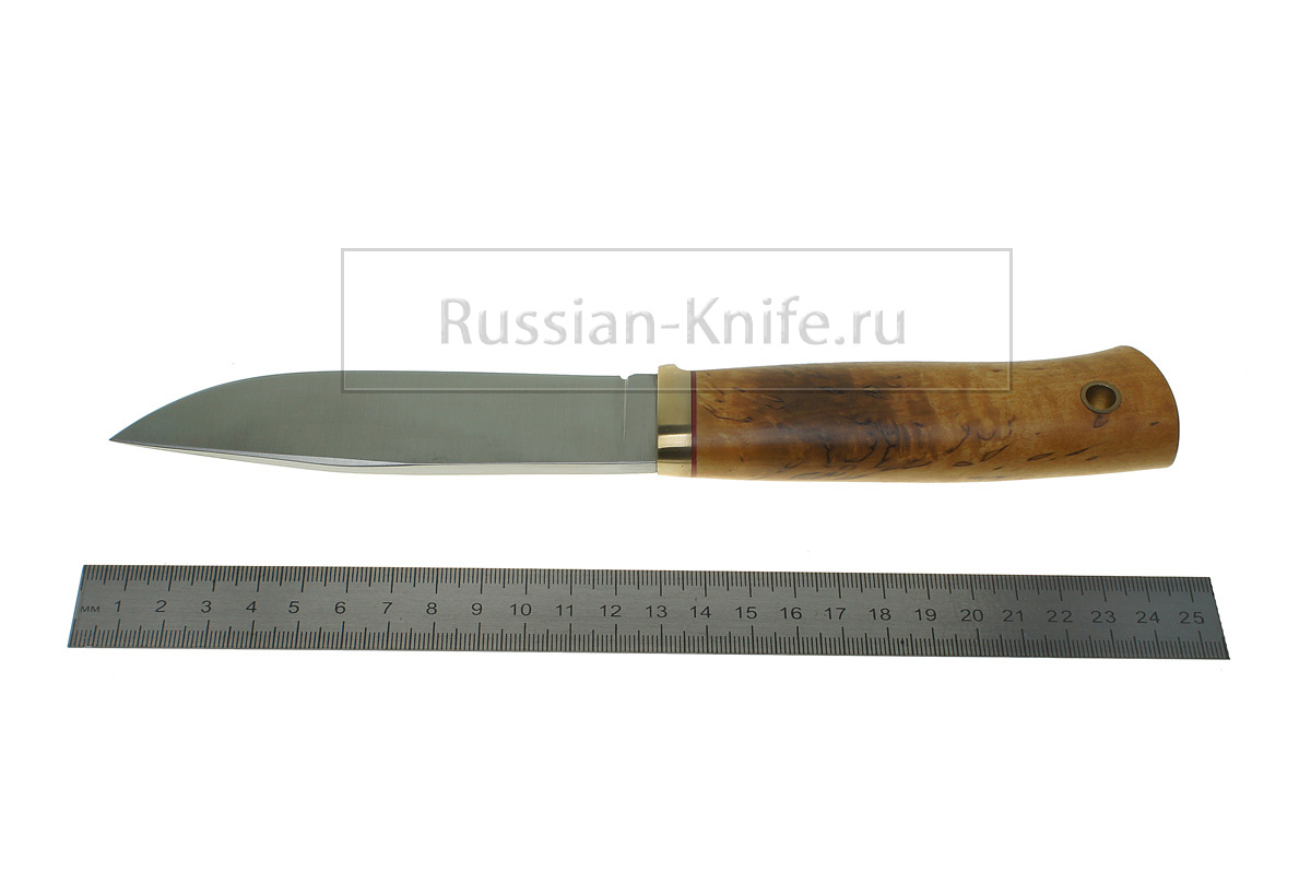 - Нож Бер (сталь 440С) карельская берёза,167.5203